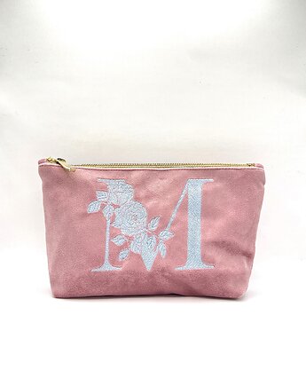 Kosmetyczka litera imienia różowa, RUDNIK