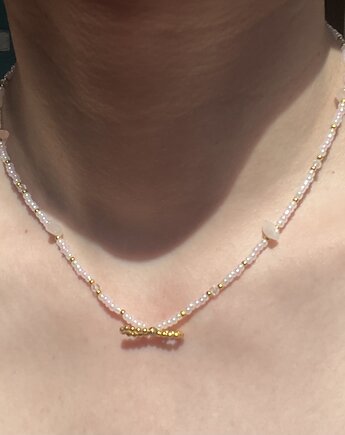 Choker kolardka kwarc rozowy, Luna by Sisters