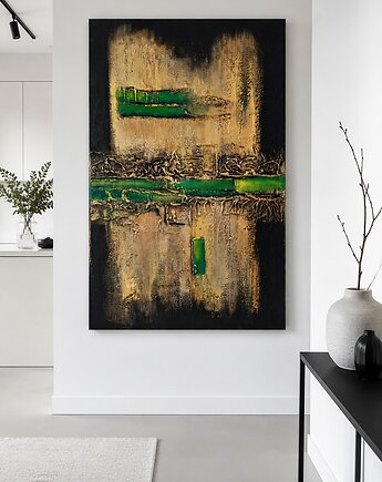 Duży obraz z reliefem  100x150cm 24h, art and texture
