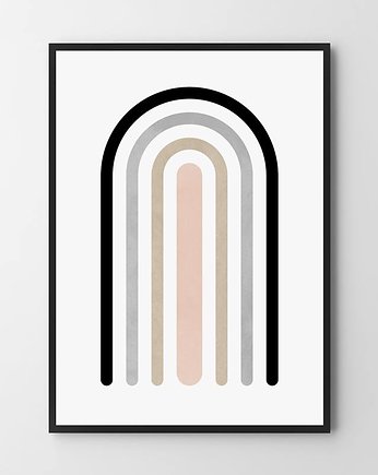 Plakat Pastelowa geometria #2, HOG STUDIO