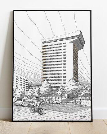 Plakat Młotek - Smolna 8, Justylus