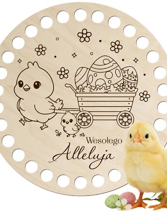 Podstawa Spód do Koszyczka Wielkanocnego Baza Okrąg 15cm do Szydełkowania, smxdsgn