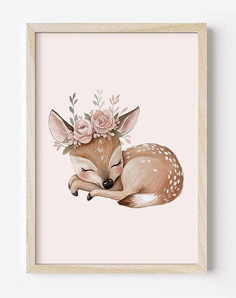 Kolekcja leśne zwierzęta nr 6  Plakaty Na Ścianę Dla Dzieci, Dekoracjan