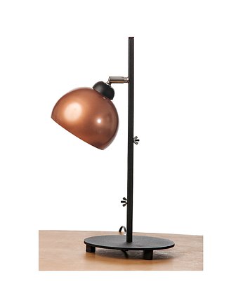 Lampa stołowa, nocna Tester, miedziana, 48 cm, Home Design