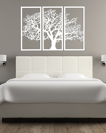 DEKORACYJNY TRYPTYK AŻUROWY, DRZEWO ŻYCIA, DEKORACJA ŚCIENNA 3D, ORNAMENT, 80, ORNAMENTI