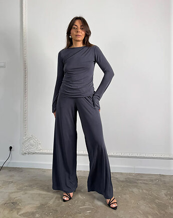 Longsleeve Senses new modal antracite, Patchouli