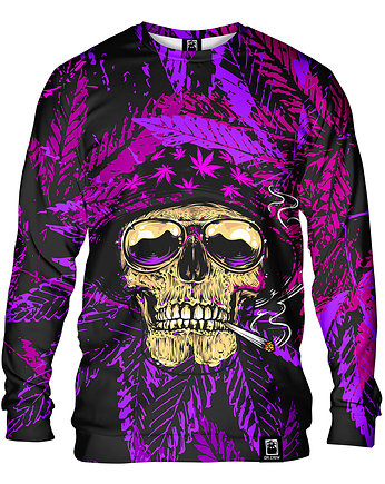 Bluza Bez Kaptura Męska DR.CROW Cannabis Skull P, DrCrow