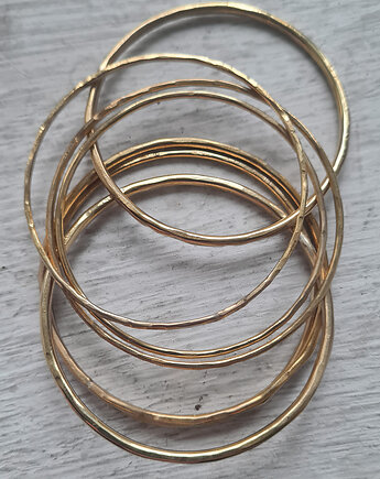 Komplet sześciu bransolet z mosiądzu, COCONUT