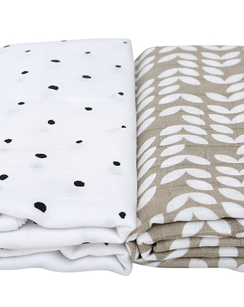 Otulacze muślinowe Premium Beżowy Classics, Motherhood