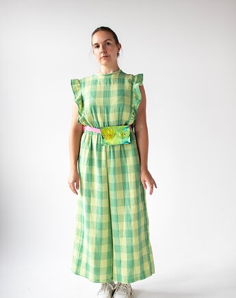 Muślinowy kombinezon z odkrytymi plecami, Honolulu Wear