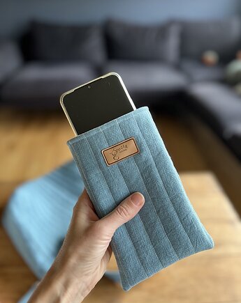 Etui na telefon z lnu, gucialoveskids