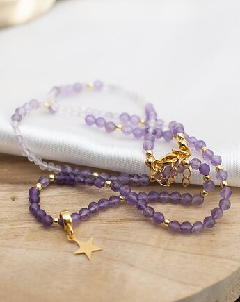 Naszyjnik "Stellar Harmony" - Magia Równowagi z Ametystem, LaMia Jewellery