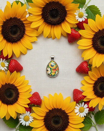 6844 Wisiorek "Letni Ogród" - Biżuteria pełna słońca i smaków lata, kama4you