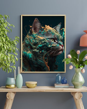 Plakat Lava Kot 2, Abstraktoria