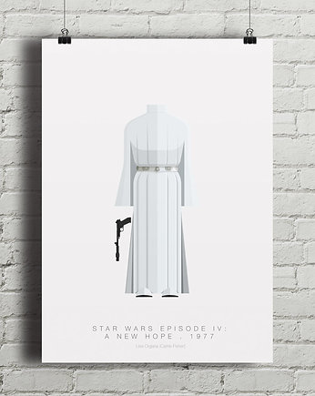 Plakat Star Wars - Leia Organa, minimalmill