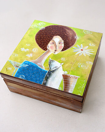 "Chwila spokojnej melancholii" Szkatułka, 4mara Marina Czajkowska