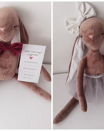 Króliczek - maskotka, przytulanka personslizowana, Little Angels