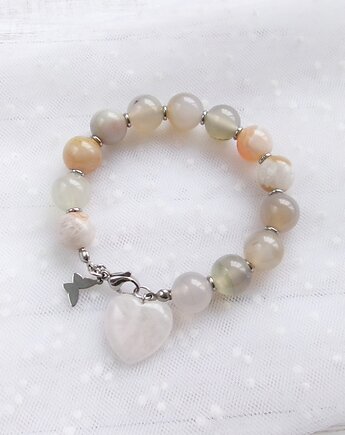 Bransoletka agat i kwarc, Barbara Lepak