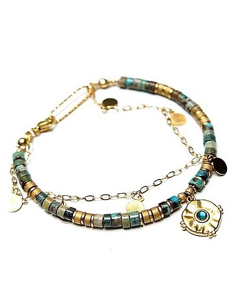 Turkus vol. 12 - bransoletka -  Szlachetna kolekcja, KiKa pracownia