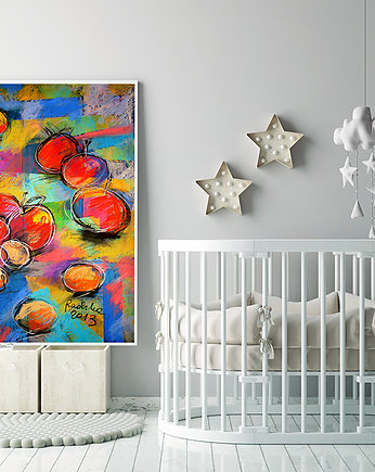 Jabłka 2- plakat 50x70, Katarzyna Radzka