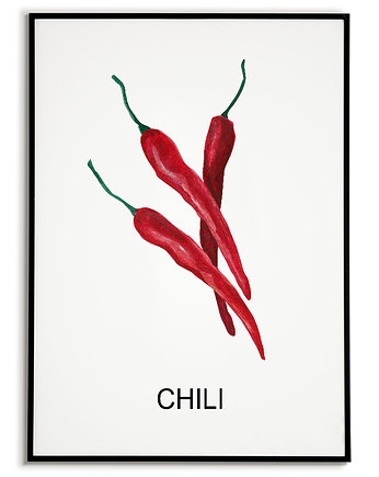 Plakat  GRAFIKA CHILI warzywa obraz ZIOŁA, Bajkowe Obrazki