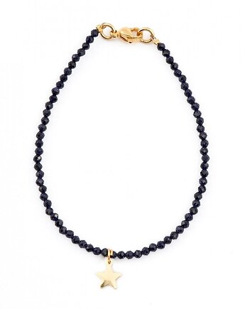 Bransoletka na zapięciu Tajemnicza Noc Kairu (2mm), Kulka Bransoletki