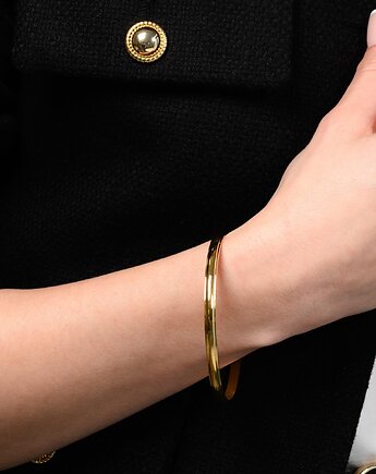 Bransoletka srebrna , pozłacana, koło z wzorem do medytacji, Ade Art