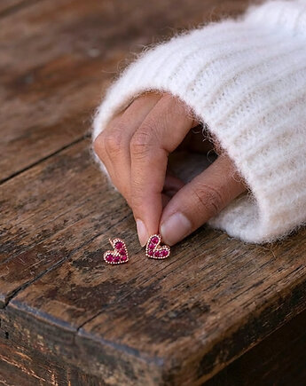 Sweet earrings - + box, Ewa Saj Silver