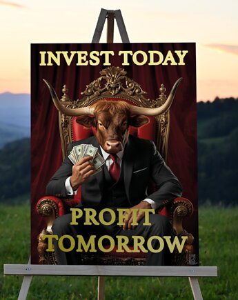 Pozłacany obraz - BYK, dr_studio