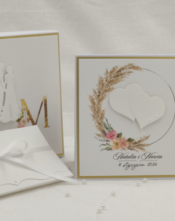Pudełko na pieniądze dla młodej pary, WB 3, Anna Art and Crafts