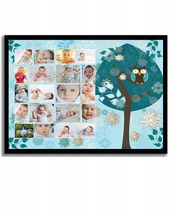 Personalizowany kolaż z twoimi zdjęciami, wzory, Sowia Aleja