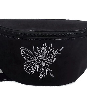 Nerka czarna z motylem haft, Made by Joan