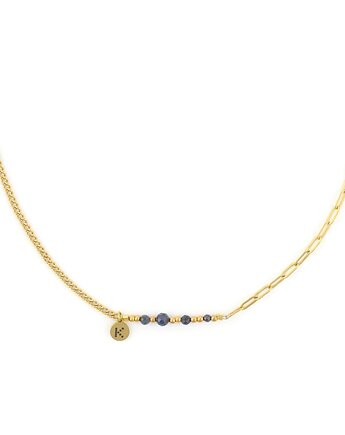 Baby Bestseller! Naszyjnik zodiakalny - Ryby Pozłacana stal szlachetna, Kulka Bransoletki