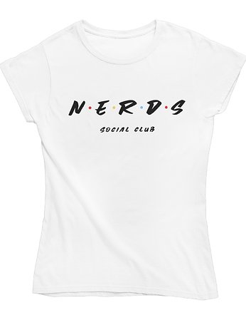 koszulka damska z napisem nerds, EvienArt