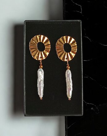 Długie perły : kolczyki : wyjątkowy prezent PREMIUM : IV, kaktusia