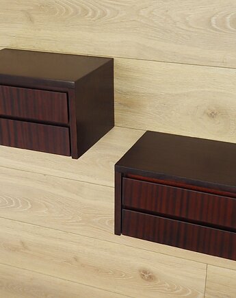 Komplet dwóch szafek wiszących, duński design, lata 70, produkcja: Dania, Przetwory design