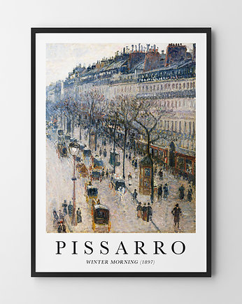 Plakat Pissarro Winter Morning, HOG STUDIO