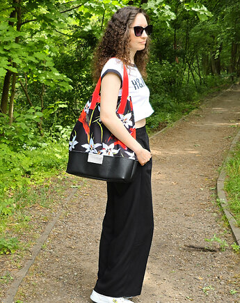 Duża torba w kwiaty, modeMania