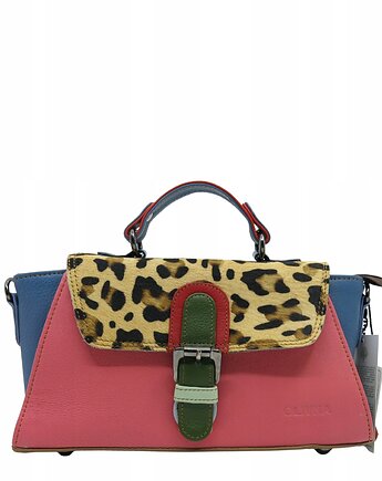 Torebka damska skórzana retro do ręki regulowany pasek elegancka eko OLIVKA, Olivka Warsaw