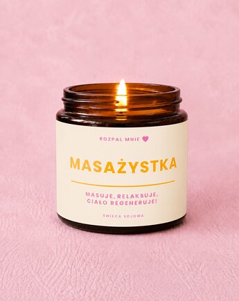 Świeczka sojowa Masażystka, SOy