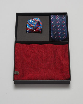 Męski zestaw prezentowy krawat+szalik+poszetka 1l5, ZAMIŁOWANIA - Śmieszne prezenty