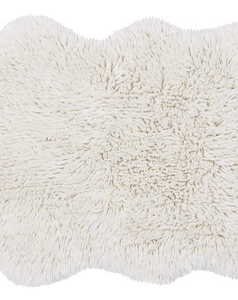 Dywan wełniany Woolly White 75x110 cm, Lorena Canals