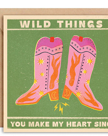 Kartka Wild things + koperta, MUKI design
