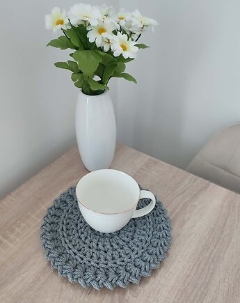 Podkładka okrągła ze sznurka 26cm, MISZ MASZ Dorota Tyszko