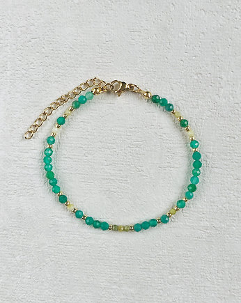 Bransoletka FRESH 2 - Onyks zielony Turkus, Gleeme Jewellery
