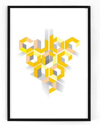 Plakat Cube, elements