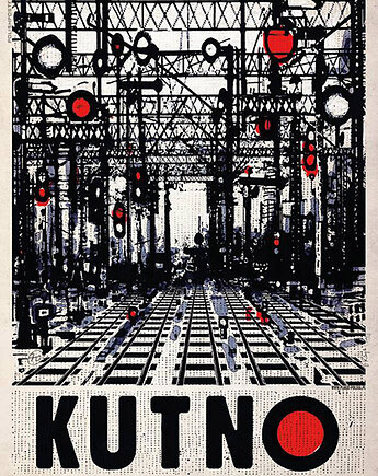 Plakat Kutno (R. Kaja) 98x68 cm, Galeria LueLue