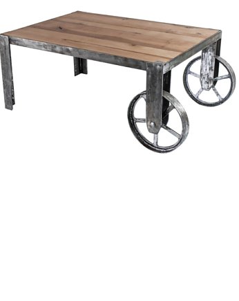 SKD-3 CARRIOLA STOLIK KAWOWY DREWNO LITE I STAL, EMRA WOOD DESIGN