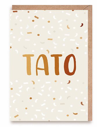 Kartka na Dzień Taty - "Tato", Cardie