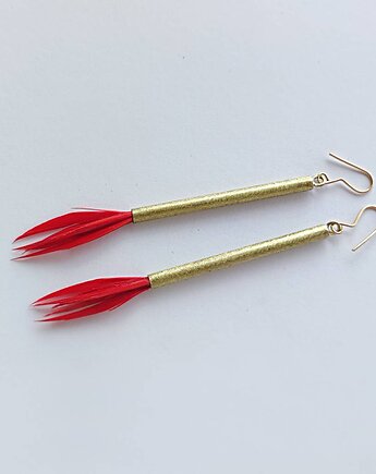 PIÓRKO kolczyki, Katarzyna Kaminska ART